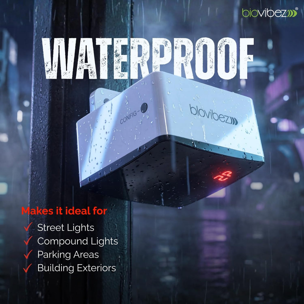 bioVibez Industrial Dual-Channel Dusk-to-Dawn Sensor